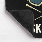 Ich würde lieber Ski fahren - Freestyle-Ski-Trip Mousepad (Ecke)