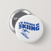 Ich würde lieber Ski fahren (männlich) Button (Vorne & Hinten)