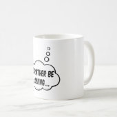 Ich würde lieber Skifahren Kaffeetasse (VorderseiteRechts)