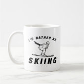 Ich würde lieber Skifahren Kaffeetasse (Links)