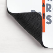 Ich würde lieber Skifahren Mousepad (Ecke)