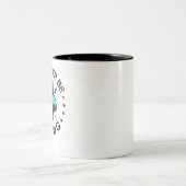 Ich würde lieber Skifahren Ski fahren Zweifarbige Tasse (Mittel)
