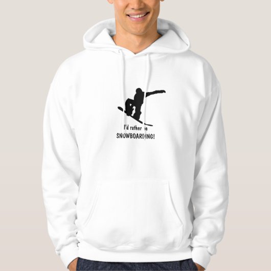 Ich würde lieber SNOWBOARDING machen! Shirt (Vorderseite)