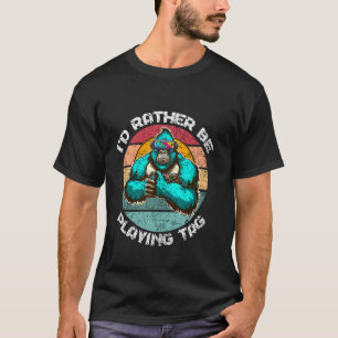 Ich würde lieber Tag Gorilla Monke Tag Gorill spie T-Shirt
