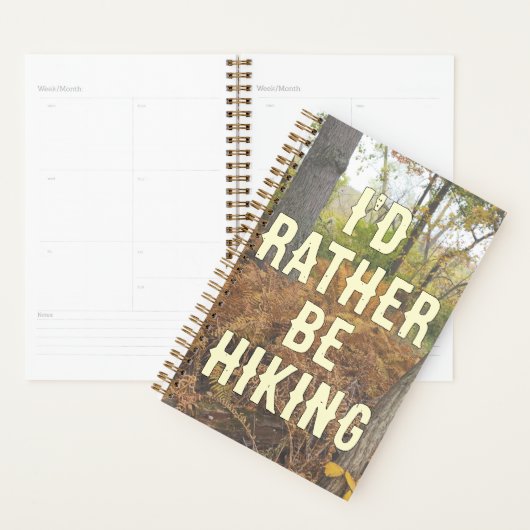 Ich würde lieber täglich wandern Daily Planner Planer (Anzeige)