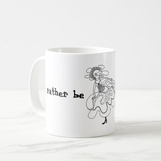 Ich würde lieber tanzen! kaffeetasse (Vorderseite Links)