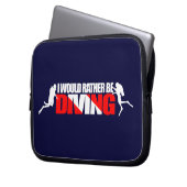 Ich würde lieber tauchen laptopschutzhülle (Vorderseite Links)
