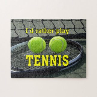 Ich würde lieber Tennis spielen Puzzle