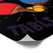 Ich würde lieber Tischtennis spielen Poster (Ecke)