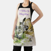 Ich würde lieber Wein probieren Schürze (InSitu)