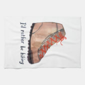 Ich würde lieber Whimsikal wandern Geschirrtuch (Horizontal)