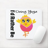 Ich würde lieber Yoga machen Mousepad (Mit Mouse)