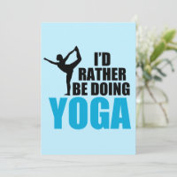 Ich würde lieber Yoga machen, süße Tänzerpose