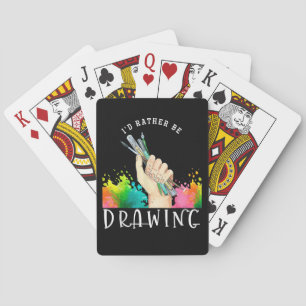 Ich würde lieber zeichnen Spielkarten