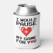 Ich würde mein Spiel für dich am Herzen halten Dosenkühler (Kanne Vorderseite)