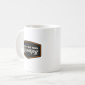 Ich wurde mürrisch geboren kaffeetasse (Vorderseite Links)