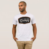 Ich wurde mürrisch geboren T-Shirt (Vorne ganz)