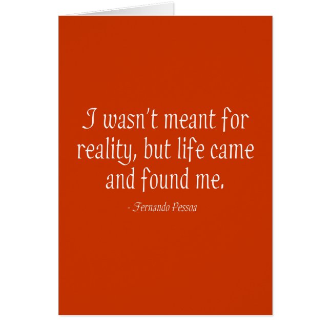 Ich wurde nicht für Wirklichkeit bedeutet (Vorne)