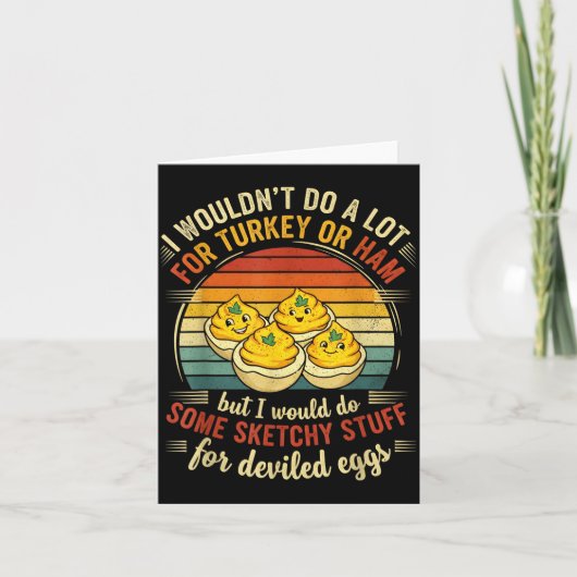 Ich würde nicht viel für Truthahn oder Schinken tu Karte (Vorderseite)