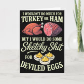 Ich würde nicht viel für Truthahn oder Schinken tu Karte (Vorderseite)