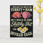 Ich würde nicht viel für Truthahn oder Schinken tu Karte (Gelbe Blume)