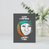 Ich würde niemals Postkarte haben (Stehend Vorderseite)