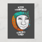 Ich würde niemals Postkarte haben (Vorderseite)