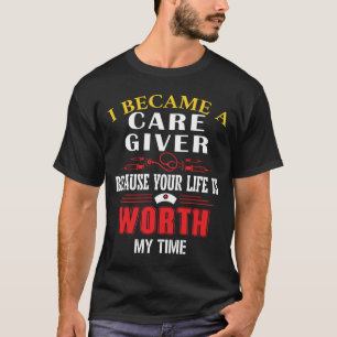 Ich wurde Pflegekraft, weil Lustiges Krankenpflege T-Shirt