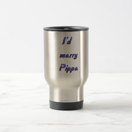 Ich würde Pippa heiraten Reisebecher (Mittel)