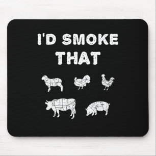 Ich würde rauchen, dass Koch Smoker Grillen Gesche Mousepad