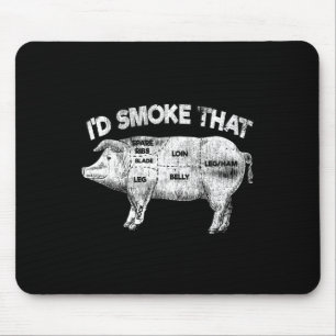 Ich würde rauchen, dass lustige Grillen rauchen Vi Mousepad