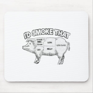 Ich würde rauchen, dass lustige Grillen rauchen Vi Mousepad