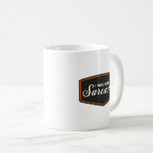 Ich wurde sarkastisch geboren kaffeetasse (VorderseiteRechts)