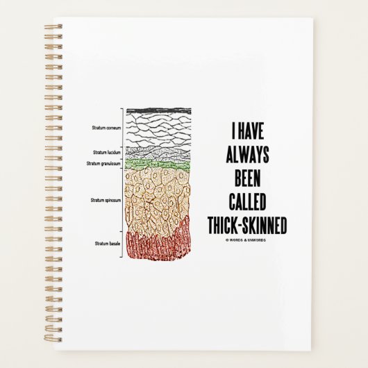 Ich wurde schon immer als dickhäutige Hautschicht Planer (Vorderseite)