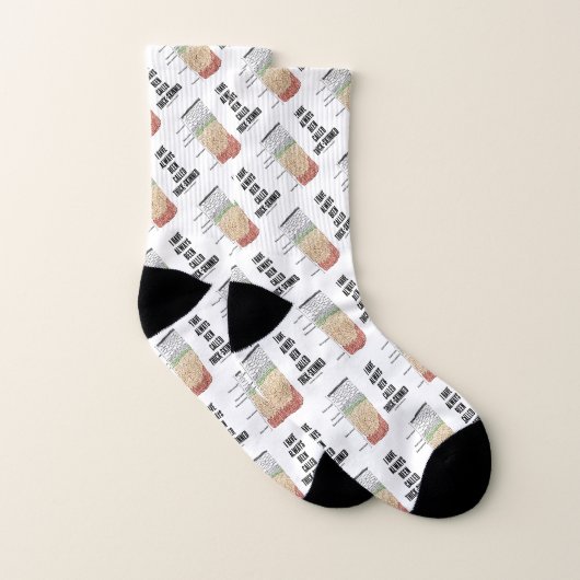 Ich wurde schon immer als dickhäutige Hautschicht  Socken (Paar)