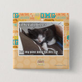 Ich würde Sie größer umarmen Button (Vorderseite)