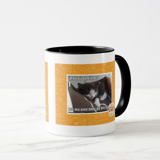 Ich würde Sie größer umarmen Tasse (VorderseiteRechts)