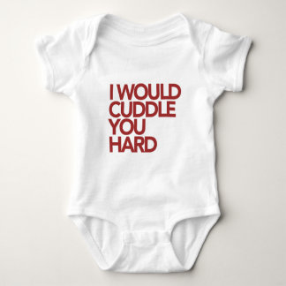 Ich würde Sie stark streicheln Baby Strampler