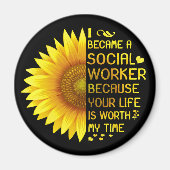 Ich wurde Sozialarbeiter Magnet (Vorne)