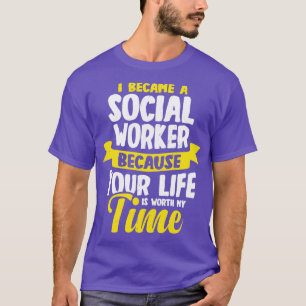 Ich wurde Sozialarbeiter T-Shirt