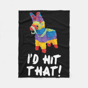 Ich würde treffen, dass Pinata Cinco de Mayo Party Fleecedecke