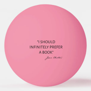 Ich würde unendlich viel lieber ein Buch lesen I - Tischtennisball