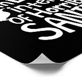 "Ich wurde verrückt..." Zitat von Edgar Allan Poe Poster (Ecke)