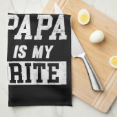 Ich wurde viele Namen genannt, aber Papas Vater Geschirrtuch (Viertel Falte)