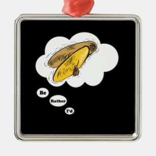 ich würde vielmehr Becken spielen Ornament Aus Metall