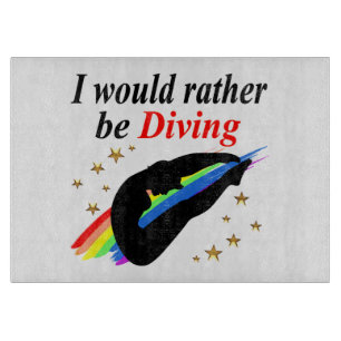 ICH WÜRDE VIELMEHR DIVING MIRL DESIGN SCHNEIDEBRETT