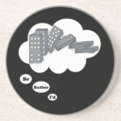 Ich würde vielmehr Dominos 4 spielen Getränkeuntersetzer (Vorne)