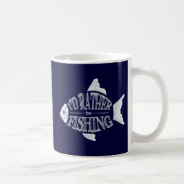 Ich würde vielmehr fischen kaffeetasse