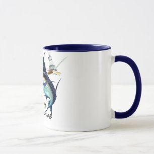 Ich würde vielmehr fischen! tasse