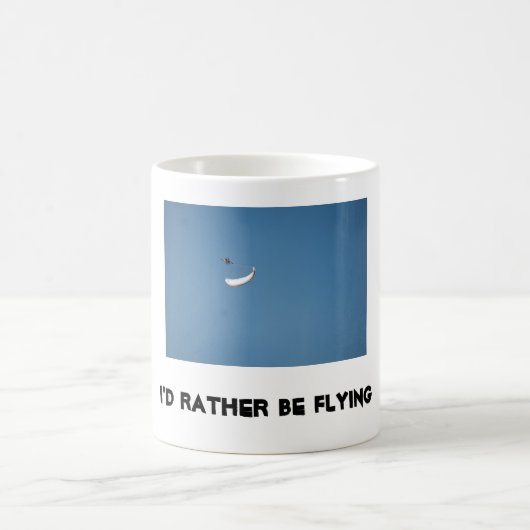 Ich würde vielmehr fliegen kaffeetasse (Mittel)